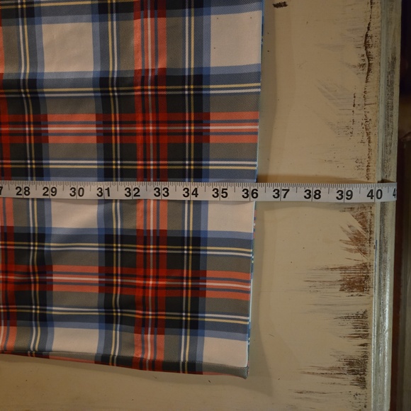 Gretchen Scott Designs Jersey Isosceles Duke of York Plaid Midi Shift Dress - Picture 10 of 12